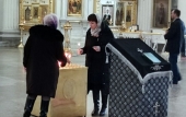 Memoria victimelor actului terorist din metrou a fost cinstită în Catedrala „Sfînta Treime” a fostului Regiment de Gardă Regală „Izmailovsky” din Sankt-Petersburg
