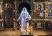 De Paștele Blajinilor Sanctitatea Sa Patriarhul Chiril a săvârșit Dumnezeiasca Liturghie și pomenirea pascală a celor adormiți