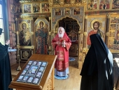 În Duminica a 3-a după Paști Sanctitatea Sa Patriarhul Chiril a săvârșit Dumnezeiasca Liturghie