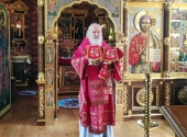 В Неделю 5-ю по Пасхе Святейший Патриарх Кирилл совершил Божественную литургию