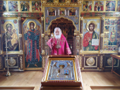 Патриаршее служение в день памяти святителя Николая Чудотворца в Александро-Невском скиту