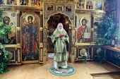 De sărbătoarea Sfintei Treimi Sanctitatea Sa Patriarhul Chiril a săvârșit Dumnezeiasca Liturghie