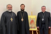 Patriarchal Exarch for Western Europe meets with Catholic Bishop of Monaco