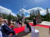 Глава Башкортостанской митрополии принял участие в открытии памятника в память о жертвах Холокоста и воинах, погибших в годы Великой Отечественной войны