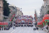 Exarhul Patriarhal al întregii Belarus a luat parte la marșul patriotic „Belarus ține minte!”