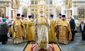 В праздник Рождества Иоанна Крестителя Патриарший экзарх всея Беларуси совершил Литургию в Свято-Духовом кафедральном соборе Минска