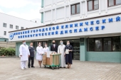Biserica Ortodoxă din Belarus a transmis dispensarului oncologic din Minsk utilaje pentru respirație artificială