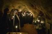 В Псково-Печерском монастыре почтили память архимандрита Иоанна (Крестьянкина)