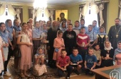 Предстоятель Украинской Православной Церкви встретился с воспитанниками воскресной школы из Тернопольской епархии