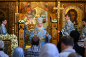 Slujirea Patriarhului de sărbătoarea Icoanei Maicii Domnului de Kazan în Catedrala „Icoana Maicii Domnului de Kazan” din Piața Roșie