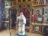 Slujirea Partriarhului în Duminica a 7-a după Cincizecime în schitul „Sfântul Alexandru Nevski”
