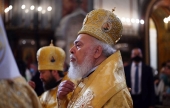 Ευχές εκπροσώπων των κατά τόπους Εκκλησιών στον Πατριαρχικό Θρόνο Μόσχας, στον Αγιώτατο Πατριάρχη Κύριλλο για την Ημέρα της Βαπτίσεως των Ρως