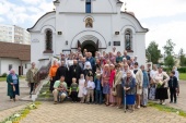 В день памяти преподобномученика Афанасия Брестского Патриарший экзарх всея Беларуси совершил Литургию в Афанасиевском храме города Минска