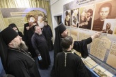 В Псково-Печерском монастыре открылась мультимедийная выставка, посвященная архимандриту Иоанну (Крестьянкину)