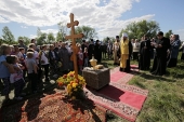 Митрополит Челябинский Григорий заложил храм в память о погибших при исполнении воинского долга моряках-южноуральцах