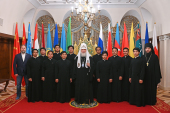 Встреча Святейшего Патриарха Кирилла с семинаристами из Индонезии и Филиппин