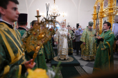 Vizita Patriarhului la Solovki. Privegherea la Mânăstirea din Solovki