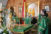 Vizita Patriarhului la Solovki. Liturghia la Mânăstirea din Solovki
