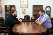 Președintele Direcției financiar-economice a Patriarhiei Moscovei s-a întâlnit cu șeful Departamentului patrimoniului cultural al orașului Moscova