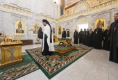 Membrii Sfântului Sinod au săvârșit litia de pomenire a arhiereilor adormiți