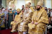 Nou numiții șefi ai mitropoliilot de Simbirsk și de Saratov au săvârșit Dumnezeiasca Liturghie în Catedrala „Acoperământul Maicii Domnului” din Saratov