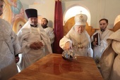 Патриарший наместник Московской епархии освятил Владимирский храм в подмосковной деревне Летуново