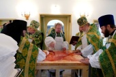 Епископ Выборгский Игнатий освятил храм на подворье Коневской обители во Владимирской бухте