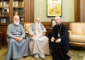 A avut loc întâlnirea mitropolitului Filaret (Vahromeev), mitropolitului de Ekaterinodar Pavel și episcopului de Minsk Veniamin