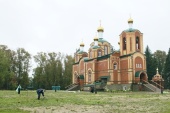 При Вознесенському кафедральному соборі Колпашевської єпархії закладено дендропарк
