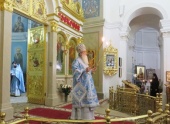 Епископ Серпуховской Роман возглавил торжества по случаю престольного праздника Спасо-Бородинского монастыря