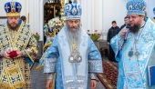 De sărbătoarea Nașterii Preasfintei Născătoare de Dumnezeu Preafericitul mitropolit Onufrii a condus solemnitățile sărbătorii hramului la biserica academică a școlilor teologice din Kiev
