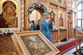 De sărbătoarea Nașterii Preasfintei Născătoare de Dumnezeu Sanctitatea Sa Patriarhul Chiril a săvârșit sfințirea mare a bisericii „Sfântul Prooroc Ilie Tesviteanul” din Severnoe Butovo, or. Moscova