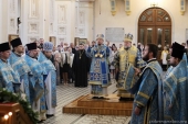 Патриарший экзарх всея Беларуси совершил Литургию в Покровском соборе г. Гродно