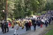 În regiunea Moscova a avut loc cea de-a IX-a procesiune a Drumului Crucii numit „Elisavetinski”