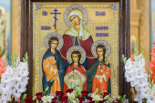 В Алма-Ате молитвенно почтили память мучениц Веры, Надежды, Любови и Софии — небесных покровительниц Семиречья
