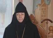 Mesajul de felicitare al Patriarhului adresat stareței Mânăstirii stavropighiale „Sfinții Boris și Gleb” din Anosino egumena Maria (Solodovnikova) cu prilejul aniversării a 15 ani a nevoinței de egumenă la așezământul monahal