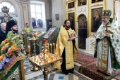 The Chinese Metochion community greets the parish of a church in Moscow Region on the commemoration day of St. Sergius and its patron saint’s feast