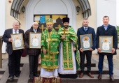 В день памяти прп. Сергия Радонежского Патриарший экзарх всея Беларуси совершил Литургию в Сергиевском приходе Минска