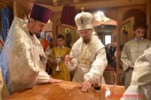 Патриарший экзарх всея Беларуси возглавил торжества престольного праздника Иоанно-Богословского монастыря в Домашанах