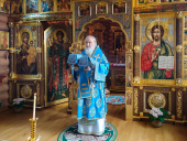 Slujirea Partriarhului de sărbătoarea Acoperământului Preasfintei Născătoare de Dumnezeu la schitul „Sfântul Alexandru Nevski”