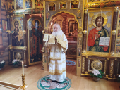 Slujirea Patriarhului în Duminica a 19-a după Cincizecime la schitul „Sfântul Alexandru Nevski”