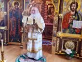 В Неделю 19-ю по Пятидесятнице Святейший Патриарх Кирилл совершил Литургию в Александро-Невском скиту