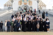 В Неделю 19-ю по Пятидесятнице Патриарший экзарх всея Беларуси совершил Литургию во Всехсвятском храме города Минска