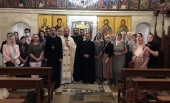 Οι πιστοί της Ουκρανικής Ορθοδόξου Εκκλησίας ενισχύουν την αναστήλωση του ναού του Αγίου Μεγαλομάρτυρος Γεωργίου, που υπέστη ζημιές κατά την έκρηξη στη Βηρυτό