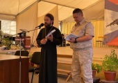 Metropolitan Hilarion of Volokolamsk meets with Russian military in Syria