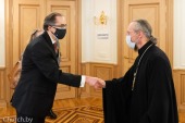 Патриарший экзарх всея Беларуси встретился с поверенным в делах США в Республике Беларусь