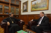 Metropolitan Hilarion of Volokolamsk meets with Slovakian ambassador in Russia