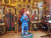 Патріарше служіння в свято Казанської ікони Божої Матері в Олександро-Невському скиту