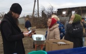 Очередной гуманитарный груз доставила Северодонецкая епархия погорельцам в Луганской области