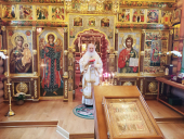 Dumnezeiasca Liturghie la schitul „Sfântul Alexandru Nevski” de ziua nașterii Sanctității Sale Patriarhul Chiril